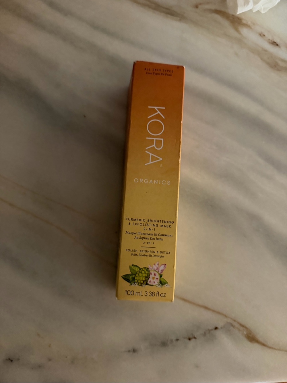 KORA Organics Turmeric Brightening Mask – NIB